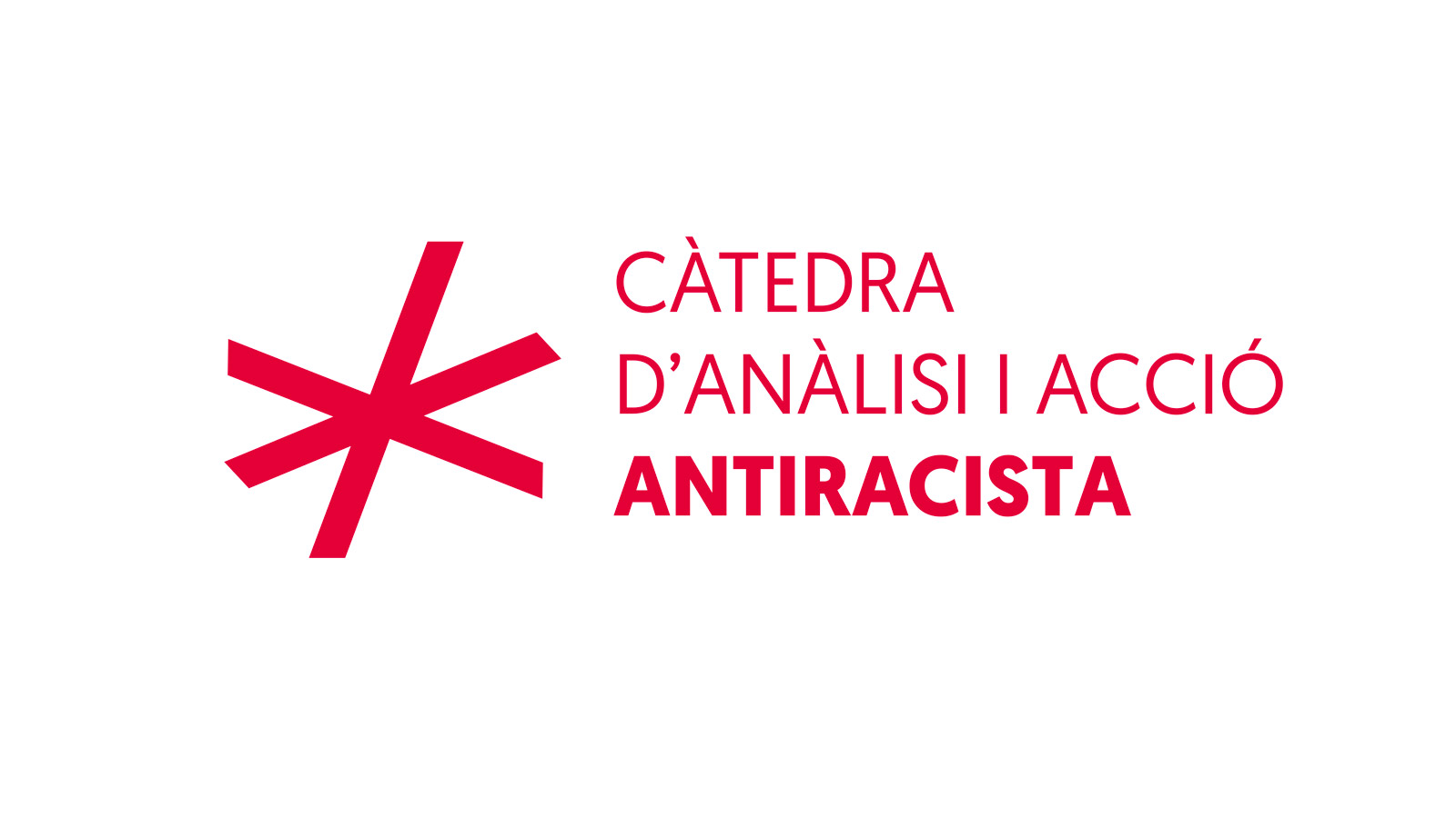 disseny logotip Càtedra d'Anàlisi i Acció Antiracista de la Udg